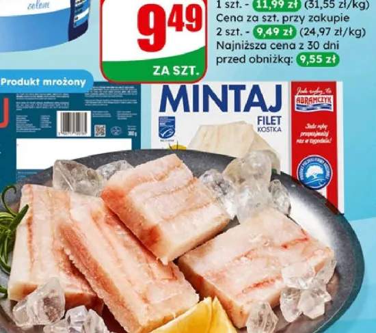 Mintaj filet kostka