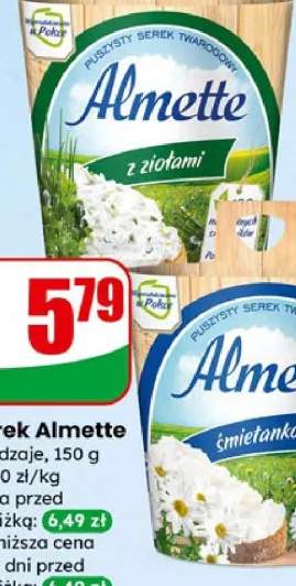 Serek Almette śmietankowy