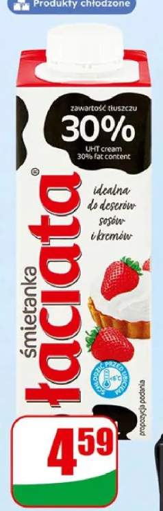 Śmietanka UHT 30% Łaciata