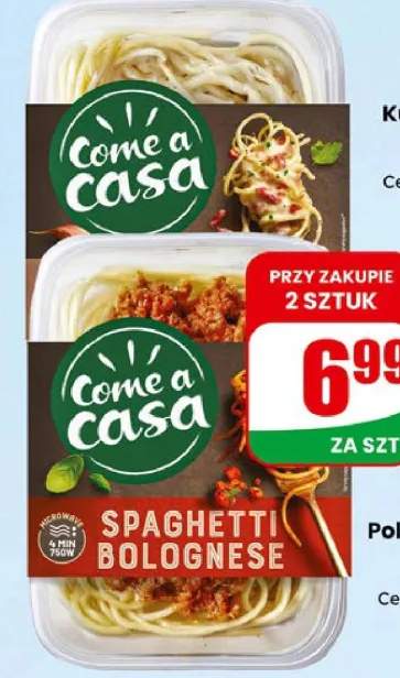 Danie spaghetti Come a Casa