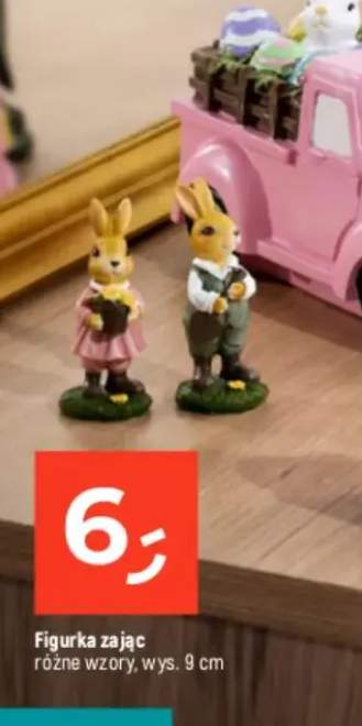 Figurka zając różne wzory