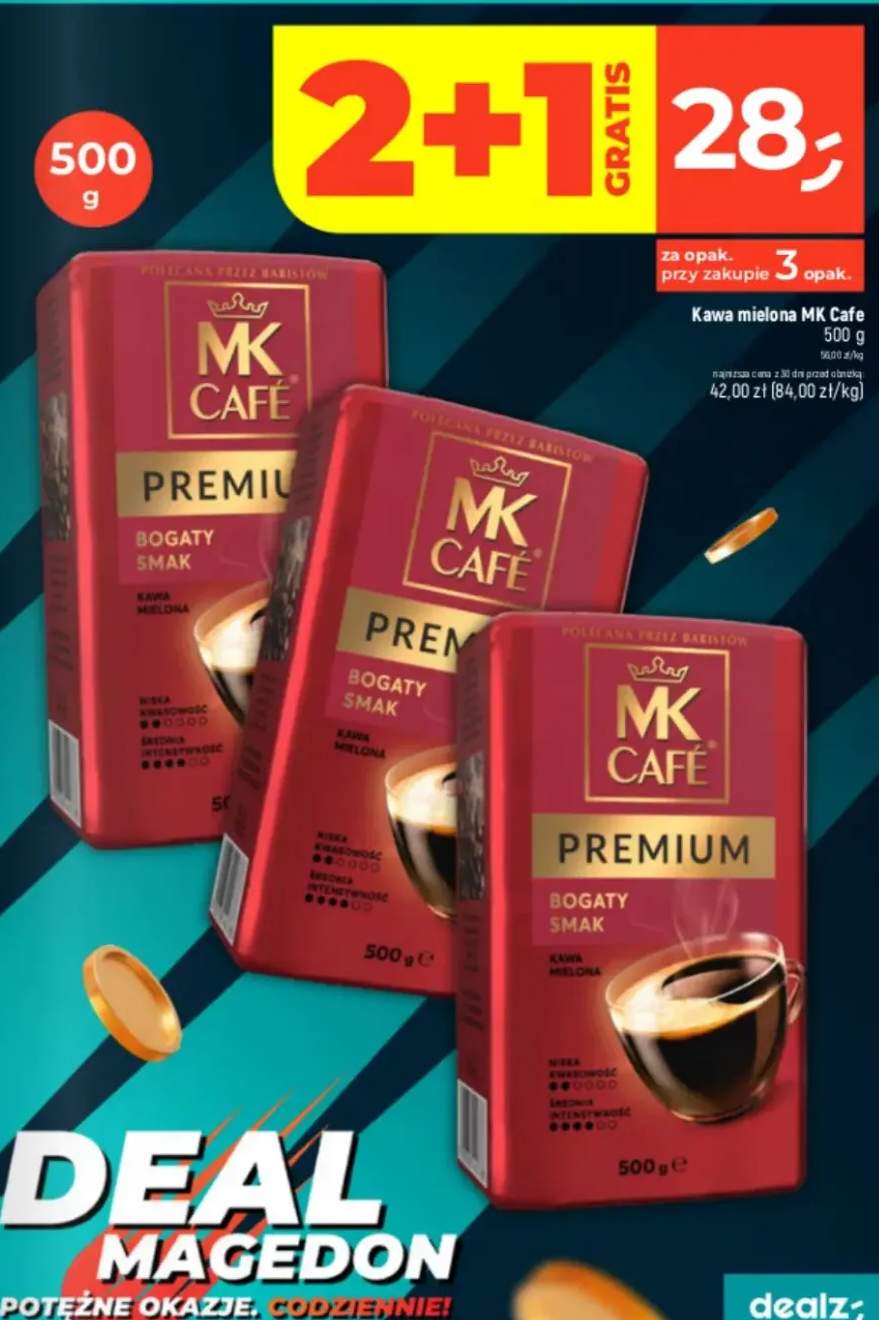Kawa mielona MK Cafe Premium Bogaty Smak