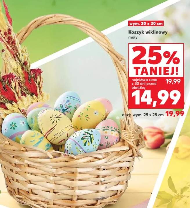 Koszyk wiklinowy mały