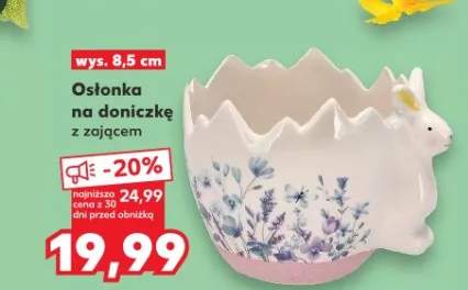 Osłonka na doniczkę z zajacem