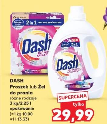 Proszek lub żel do prania różne rodzaje