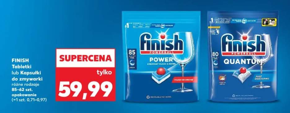 Tabletki do zmywarki Quantum różne rodzaje 80szt