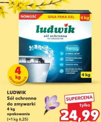 Sól ochronna do zmywarki 4kg opakowanie