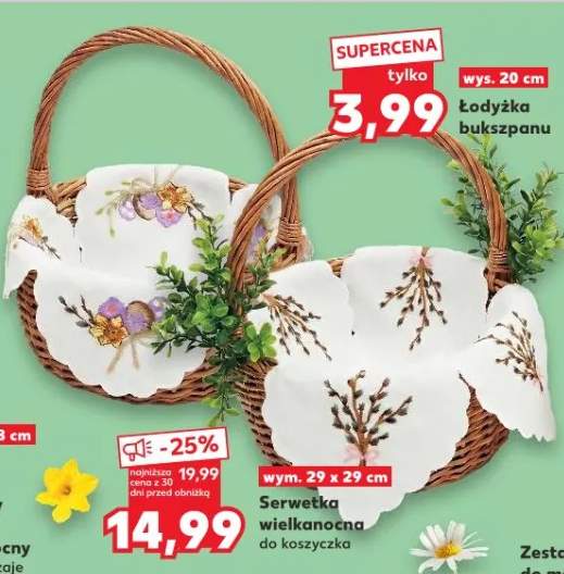 Serwetka wielkanocna do koszyczka