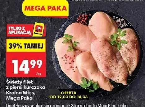 Świeży filet z piersi kurczaka Mega Paka