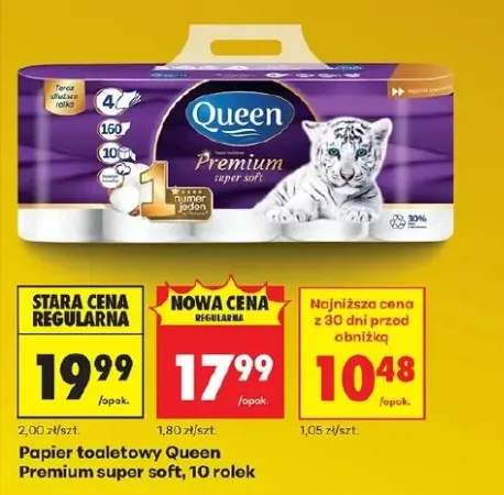 Papier toaletowy Premium super soft, 10 rolek