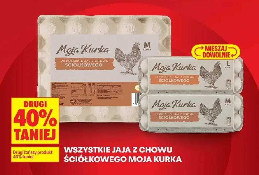 Jaja z chowu ściółkowego 10 szt.