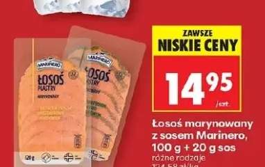 Łosoś marynowany z sosem Marinero