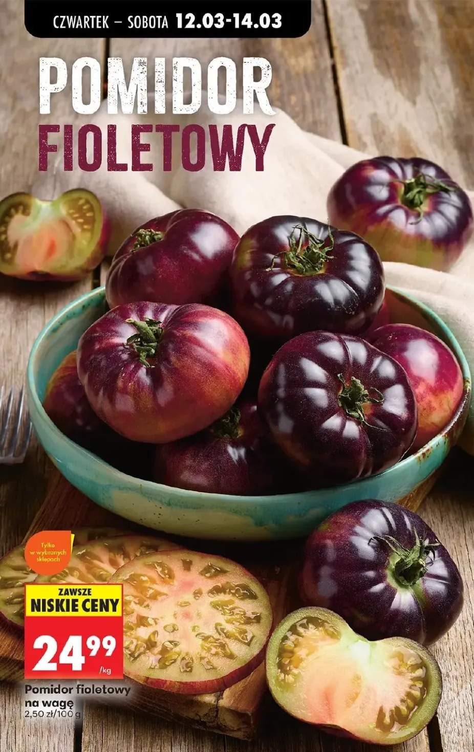 Pomidor fioletowy na wagę