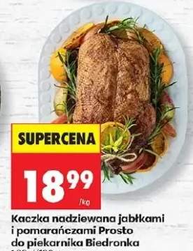 Kaczka nadziewana jabłkami i pomarańczami prosto do piekarnika