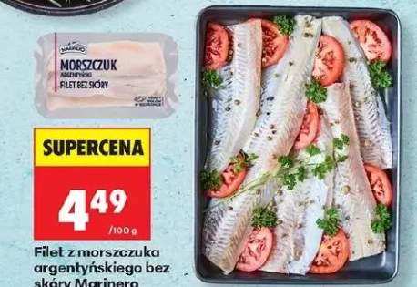 Filet z morszczuka argentyńskiego bez skóry