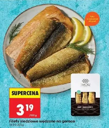 Filety śledziowe wędzone na gorąco