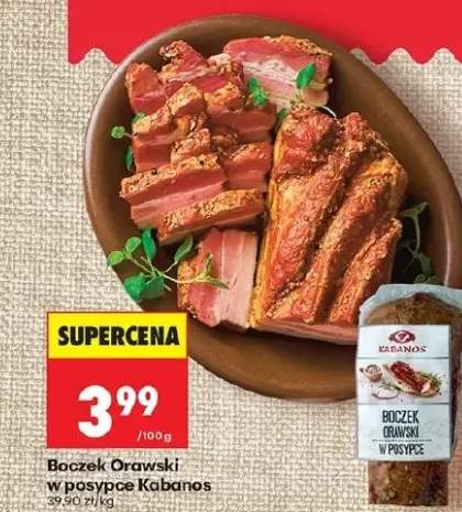 Boczek orłowski w posypce