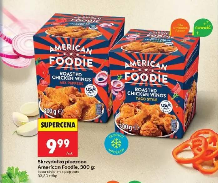 Skrzydełka pieczone taco style