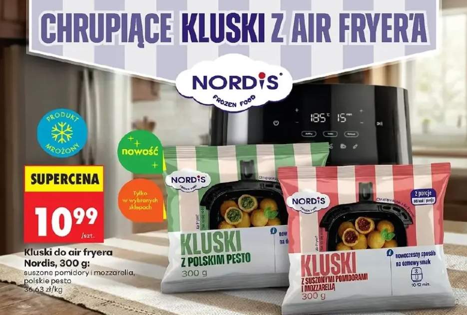 Kluski z polskim pesto