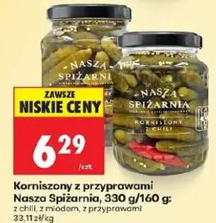 Korniszony z przyprawami