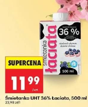 Śmietanka UHT 36% łaciata