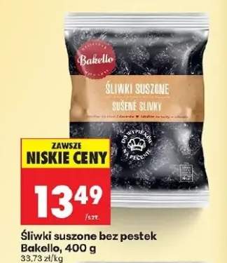 Śliwki suszone bez pestek