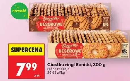 Ciastka ringi różne rodzaje