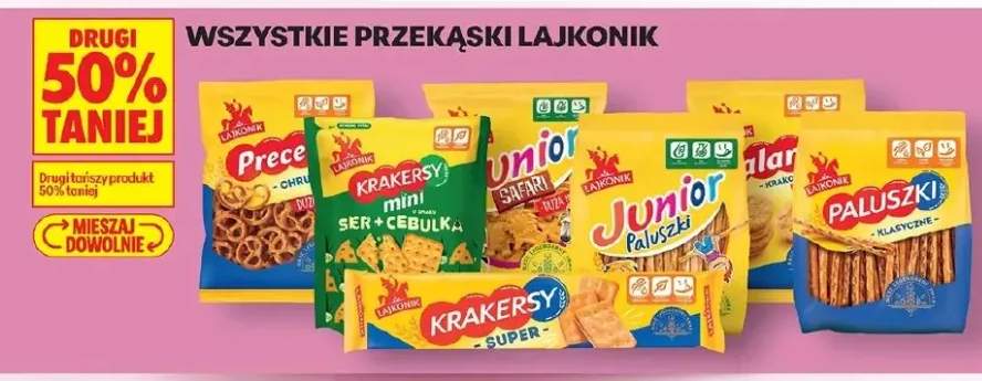Krakersy wszystkie przekąski