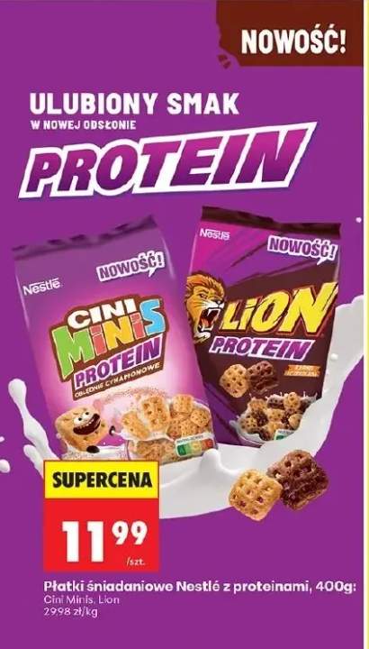 Płatki śniadaniowe z proteinami Cini Minis