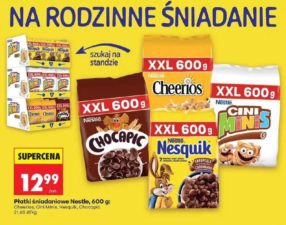 Płatki śniadaniowe Cheerios