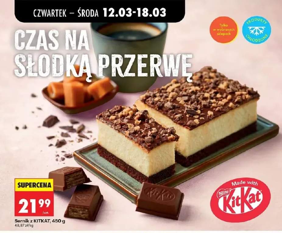 Sernik z KITKAT