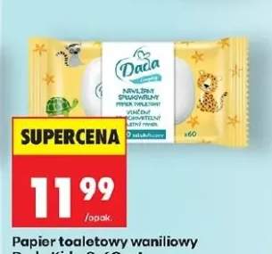 Papier toaletowy waniliowy Kids, 3x60 szt.