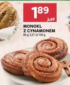 Monokl z cynamonem