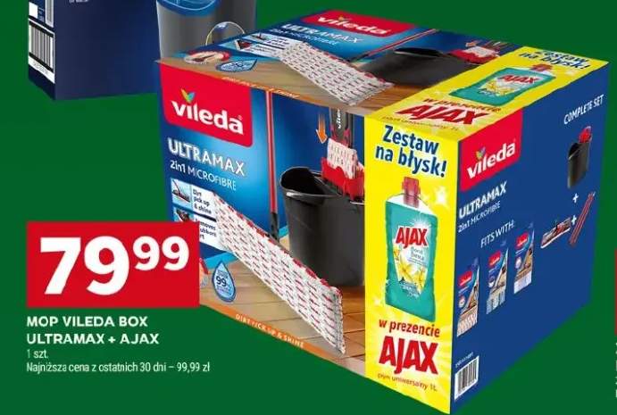Mop Vileda Box Ultramax + Ajax