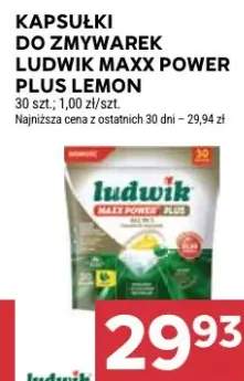 Kapsułki do zmywarki Ludwik Maxx Power Plus Lemon