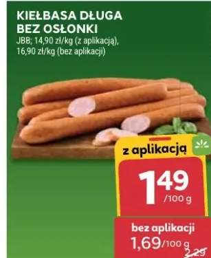Kiełbasa długa bez osłonki