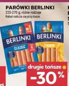 Parówki berlinki różne rodzaje