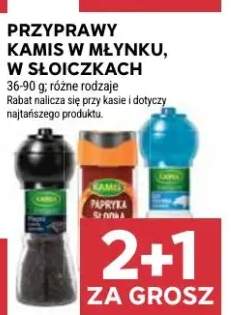 Przyprawy Kamis w młynku, w słoiczkach