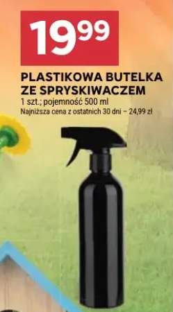 Plastikowa butelka ze spryskiwaczem