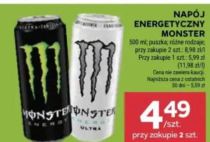 Napój energetyczny Monster