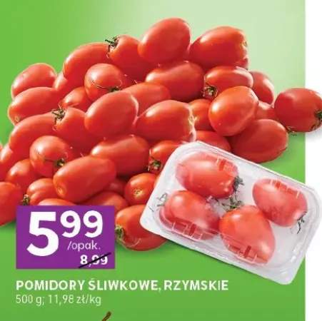 Pomidory śliwkowe, rzymskie