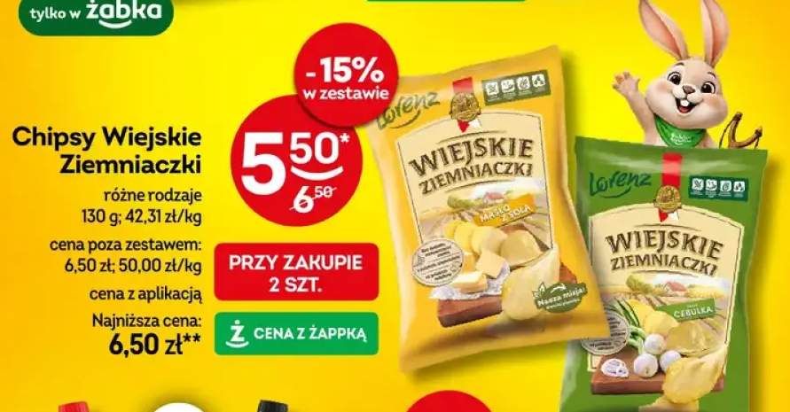 Chipsy Wiejskie Ziemniaczki