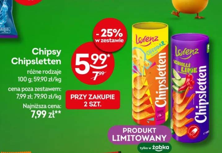 Chipsy różne rodzaje