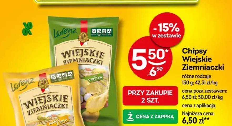 Chipsy Wiejskie Ziemniaczki