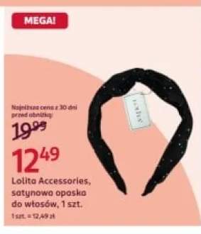 Satynowa opaska do włosów