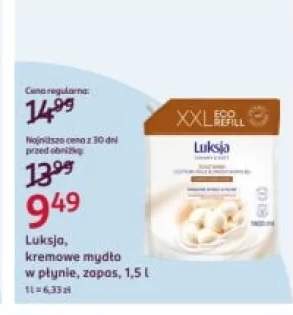 Kremowe mydło w płynie, zapas