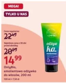 Emolientowa odżywka do włosów