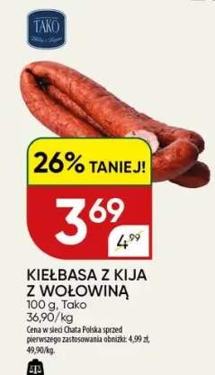 Kiełbasa z kija z wołowiną