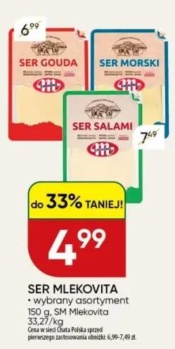 Ser mlekovita wybrany asortyment