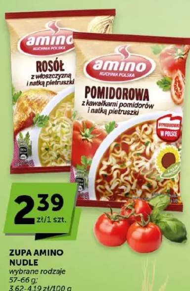 Zupa nudle rosół z włoszczyzną i natką pietruszki